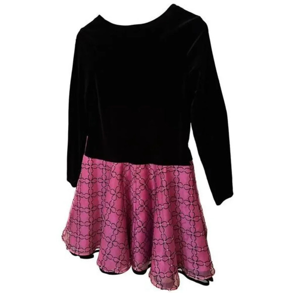 Bobbie Jean A Line‎ Full Skirt Velvet Sequins Size 16. Formal/ Easter/Party - Picture 6 of 11